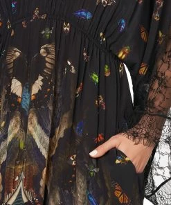 Camilla EBoutique (US) PANEL DRESS WITH LACE SLEEVE MATERNAL INSTINCT Up To 50% Off