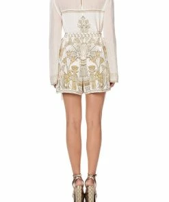 Camilla EBoutique (US) PANELLED PLAYSUIT WITH BELT THE QUEENS CHAMBER