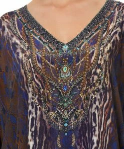 Camilla EBoutique (US) PANELLED SLEEVE KAFTAN KOMODO QUEEN Up To 50% Off