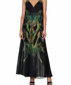 Camilla EBoutique (US) Up To 50% Off PLEATED MAXI DRESS WITH YOKE RIVER CRUISE