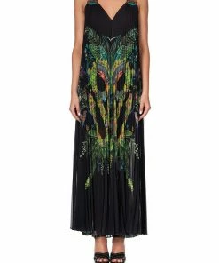 Camilla EBoutique (US) Up To 50% Off PLEATED MAXI DRESS WITH YOKE RIVER CRUISE