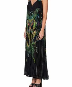Camilla EBoutique (US) Up To 50% Off PLEATED MAXI DRESS WITH YOKE RIVER CRUISE