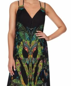 Camilla EBoutique (US) Up To 50% Off PLEATED MAXI DRESS WITH YOKE RIVER CRUISE