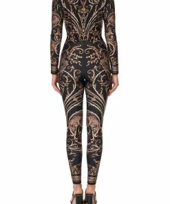 Camilla EBoutique (US) PLUNGE FRONT CATSUIT STUDIO 54 Up To 30% Off