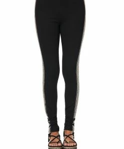 Camilla EBoutique (US) PONTE PANT WITH SIDE PANEL MIDNIGHT PEARL Sale Clothing