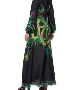 Camilla EBoutique (US) PRINTED LANTERN SLEEVE DRESS RIVER CRUISE Up To 30% Off
