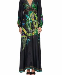 Camilla EBoutique (US) PRINTED LANTERN SLEEVE DRESS RIVER CRUISE Up To 30% Off