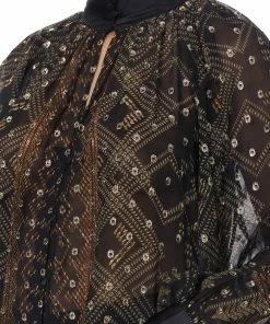 Camilla EBoutique (US) Up To 30% Off RAGLAN BUTTON UP SHIRT COBRA KING