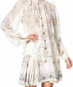 Camilla EBoutique (US) RAGLAN BUTTON UP SHIRT GUMNUT GATHERING Up To 50% Off