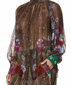 Camilla EBoutique (US) RAGLAN BUTTON UP SHIRT JEWEL OF JUPITER