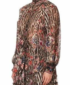 Camilla EBoutique (US) Up To 40% Off RAGLAN BUTTON UP SHIRT LIV A LITTLE