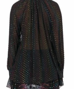 Camilla EBoutique (US) RAGLAN BUTTON UP SHIRT MIDNIGHT MOON HOUSE