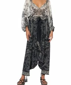 Camilla EBoutique (US) RAGLAN SLEEVE BLOUSE WITH CUFF MIDNIGHT PEARL