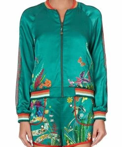 Camilla EBoutique (US) Up To 40% Off RAGLAN SLEEVE BOMBER JACKET PARADISE CIRCUS