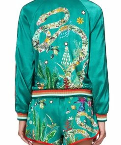Camilla EBoutique (US) Up To 40% Off RAGLAN SLEEVE BOMBER JACKET PARADISE CIRCUS