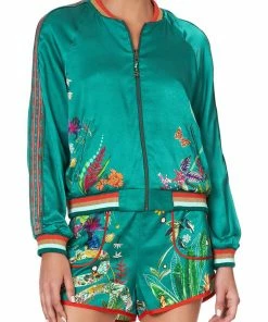 Camilla EBoutique (US) Up To 40% Off RAGLAN SLEEVE BOMBER JACKET PARADISE CIRCUS