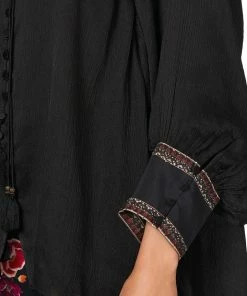 Camilla EBoutique (US) RAGLAN SLEEVE BUTTON UP TOP MIRROR MIRROR