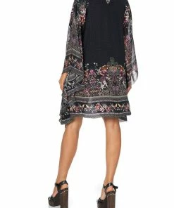Camilla EBoutique (US) RAGLAN SLEEVE FLARED KAFTAN RESTLESS NIGHTS Up To 40% Off