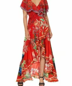 Camilla EBoutique (US) Up To 40% Off FRILL SLEEVE LONG DRESS FARAWAY TREE