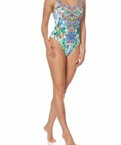 Camilla EBoutique (US) REVERSIBLE SCOOP ONE PIECE MOON GARDEN