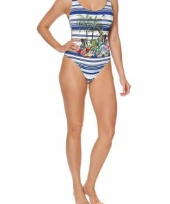 Camilla EBoutique (US) REVERSIBLE SCOOP ONE PIECE MOON GARDEN