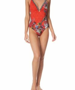 Camilla EBoutique (US) RING DETAIL PLUNGE ONE PIECE WONDERING WARATAH