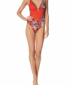 Camilla EBoutique (US) RING DETAIL PLUNGE ONE PIECE WONDERING WARATAH