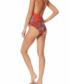 Camilla EBoutique (US) RING DETAIL PLUNGE ONE PIECE WONDERING WARATAH
