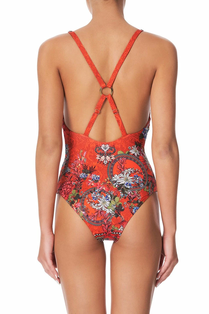 Camilla EBoutique (US) RING DETAIL PLUNGE ONE PIECE WONDERING WARATAH