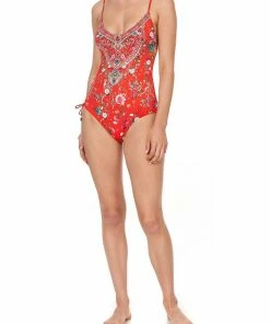 Camilla EBoutique (US) Up To 30% Off ROUCHED SIDE ONE PIECE CAMEOS CAN CAN