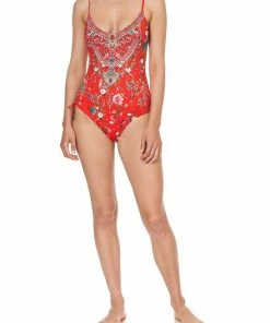 Camilla EBoutique (US) Up To 30% Off ROUCHED SIDE ONE PIECE CAMEOS CAN CAN