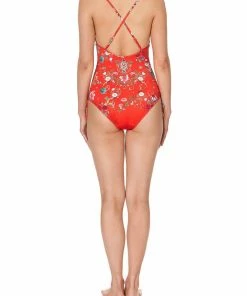 Camilla EBoutique (US) Up To 30% Off ROUCHED SIDE ONE PIECE CAMEOS CAN CAN