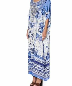 Camilla EBoutique (US) ROUND NECK KAFTAN CARDS FROM THE COAST