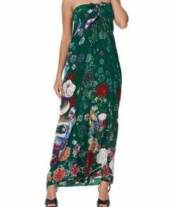 Camilla EBoutique (US) ROUND NECK KAFTAN EMERALD'S ORBIT