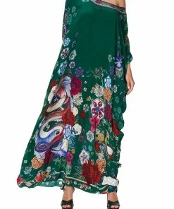 Camilla EBoutique (US) ROUND NECK KAFTAN EMERALD'S ORBIT