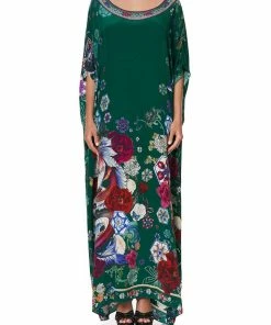 Camilla EBoutique (US) ROUND NECK KAFTAN EMERALD'S ORBIT