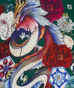 Camilla EBoutique (US) ROUND NECK KAFTAN EMERALD'S ORBIT