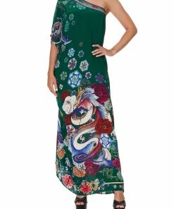 Camilla EBoutique (US) ROUND NECK KAFTAN EMERALD'S ORBIT