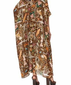 Camilla EBoutique (US) ROUND NECK KAFTAN FAUNA ELECTRO Up To 40% Off