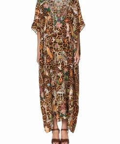 Camilla EBoutique (US) ROUND NECK KAFTAN FAUNA ELECTRO Up To 40% Off