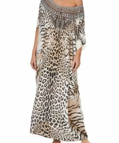 Camilla EBoutique (US) Sale Activewear & Loungewear ROUND NECK KAFTAN JAGUAR