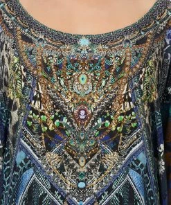 Camilla EBoutique (US) ROUND NECK KAFTAN KOMODO QUEEN