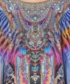 Camilla EBoutique (US) Up To 30% Off ROUND NECK KAFTAN LOVE ON THE WING