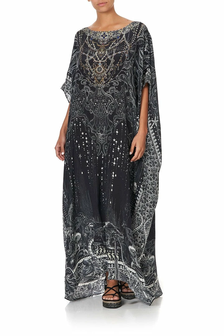 Camilla EBoutique (US) ROUND NECK KAFTAN MIDNIGHT PEARL Up To 30% Off