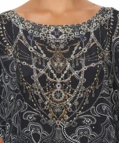 Camilla EBoutique (US) ROUND NECK KAFTAN MIDNIGHT PEARL Up To 30% Off