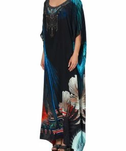 Camilla EBoutique (US) ROUND NECK KAFTAN NIGHT FLIGHT Up To 40% Off