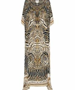 Camilla EBoutique (US) ROUND NECK KAFTAN NIGHT WAITING FOR DAY Up To 30% Off
