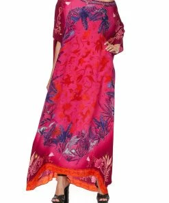 Camilla EBoutique (US) ROUND NECK KAFTAN TROPIC OF NEON Up To 30% Off