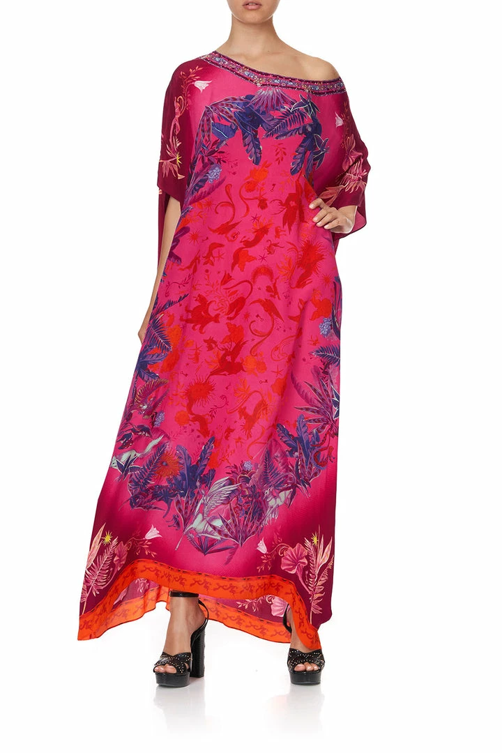Camilla EBoutique (US) ROUND NECK KAFTAN TROPIC OF NEON Up To 30% Off