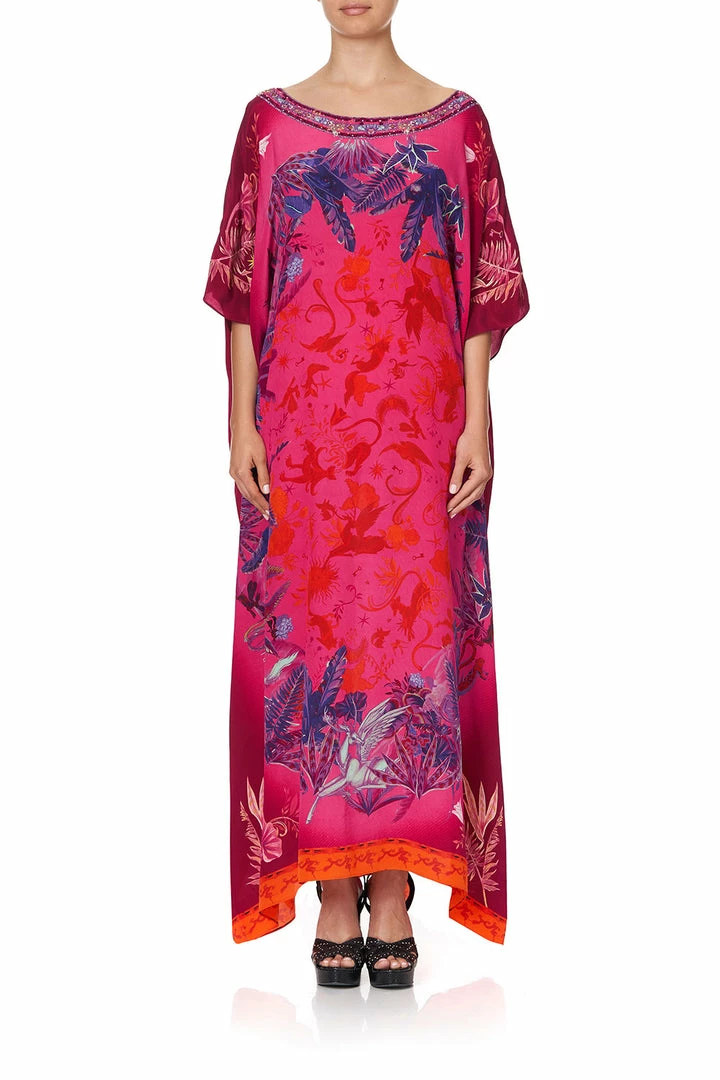 Camilla EBoutique (US) ROUND NECK KAFTAN TROPIC OF NEON Up To 30% Off